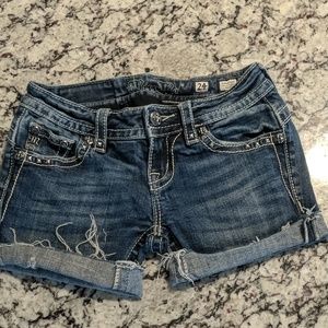 Miss me cut off shorts size 24
